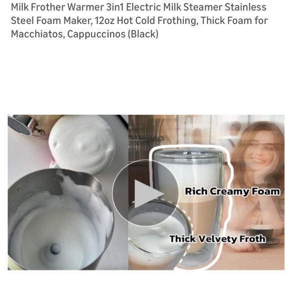 Stainless Steel Milk Frother 3-1 - Picture 5 of 17